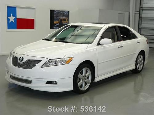 2007 toyota camry xle sunroof htd leather nav dvd 18k  texas direct auto