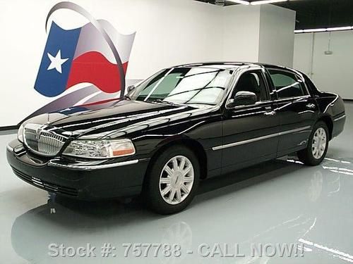 2011 lincoln town car signature limited blk on blk 32k texas direct auto
