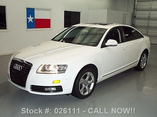 2009 audi a6 premium 3.2 sunroof leather only 36k miles texas direct auto