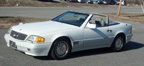 Mercedes sl 300 sl500 hard &amp; soft top convertible service records * no reserve *