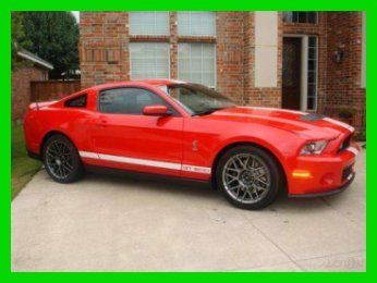 2011 ford mustang gt500 shelby cobra manual rwd coupe premium navigation leather