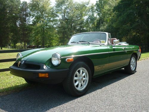 1980 mgb convertible - beautiful