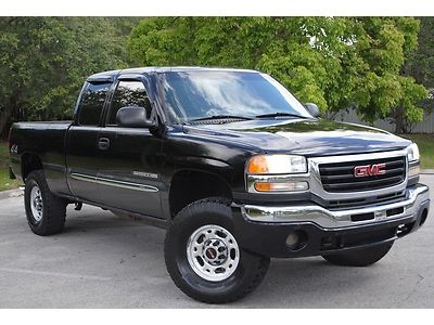 04 gmc sierra 2500hd slt gas, 6.0l v8, aut tras 4x4, no accidents, no reserve.