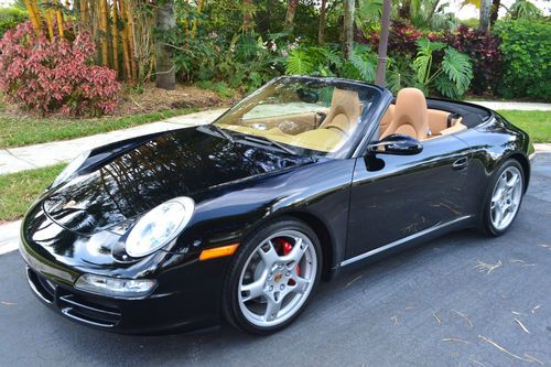 2008 porsche 911 carrera s convertible 2-door 3.8l,navi,sport chrono,bose