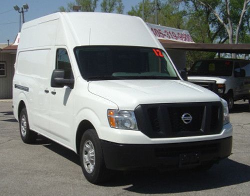 2012 NISSAN NV S 2500 HD HIGH ROOF CARGO VAN 12K MILES, US $23,795.00, image 3