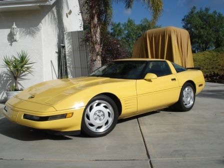 Corvette chevrolet 1991 original owner chevy vette