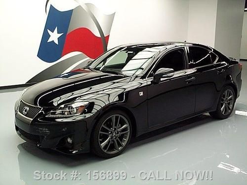 2012 lexus is250 f-sport sunroof htd seats xenons 9k mi texas direct auto