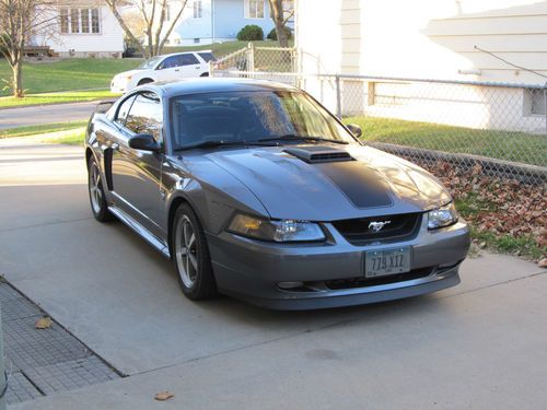 2003 mach 1 mustang, manual, dark shadow grey