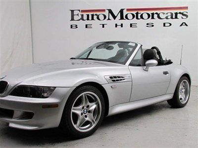 Z3 m convertible manual stick shift 5 speed silver black leather m roadster