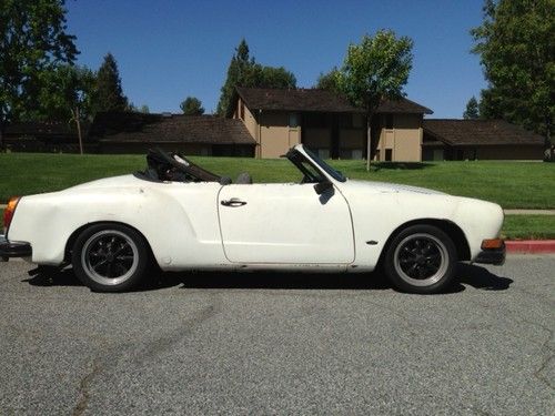Volkswagen karmann ghia convertible 1973
