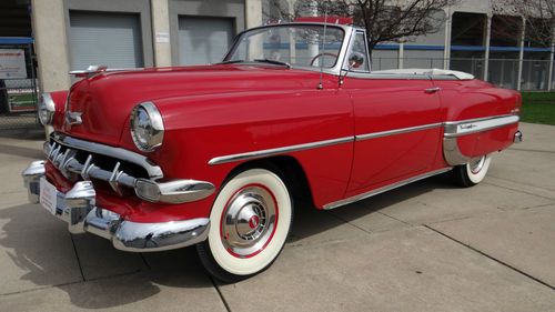 Beautiful 1954 chevrolet belair convertible...rare, dual exhaust !!!