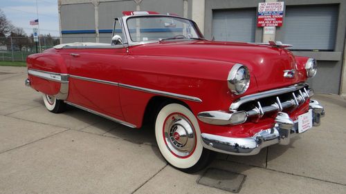 Beautiful 1954 Chevrolet Belair Convertible...Rare, Dual exhaust !!!, image 8