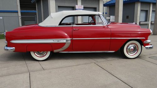 Beautiful 1954 Chevrolet Belair Convertible...Rare, Dual exhaust !!!, image 16