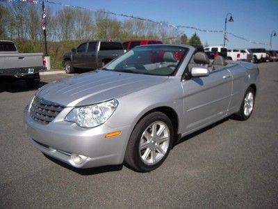 2008 sebring touring convertible, auto, 2.7l v6, leather, fwd, low miles 47k