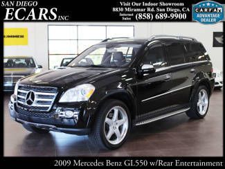 2009 mercedes benz gl550 keyless go amg wheels vented seats rear dvd $85k msrp