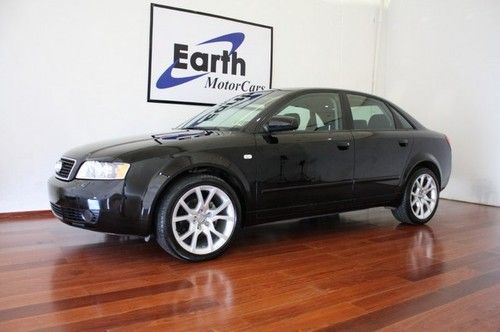 2004 audi a4 1.8t, premium pkg, 18in alloys, moonroof, 5-speed, carfax cert!!