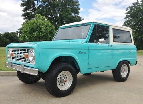 1974 ford bronco frame-off,uncut,strong daily driver,rust free,beautiful bronco!