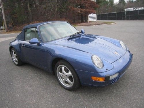 1997 porsche 911 carrera 4 6 speed manual 2-door convertible