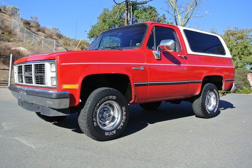 1988 gmc jimmy sierra classic 4x4 5.7 a/c o/d 350 blazer video fuel injection a+