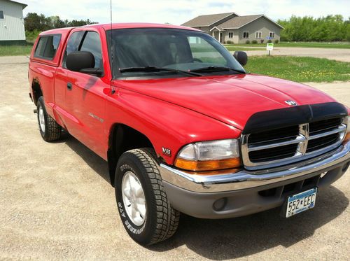 1997 dodge dakota slt extended cab pickup 4x4 extended cab v-8 **no reserve