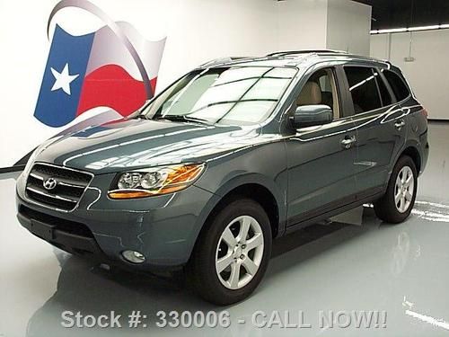 2009 hyundai santa fe ltd htd leather sunroof nav 16k! texas direct auto