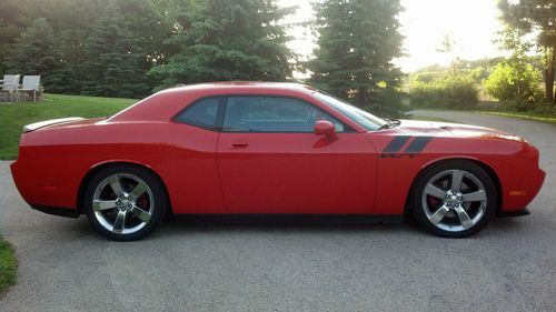 2009 orange dodge challenger rt no reserve! original owner!