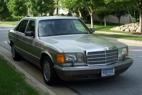 1986 mercedes benz 420sel - ca car - 100% rust free - exceptional condition nice