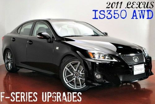 2011 lexus is 350 awd includes f-sport accessories - still in warranty