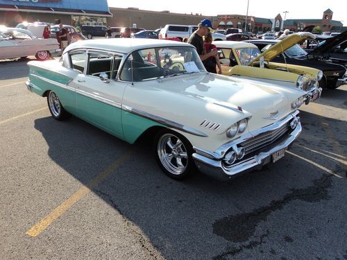 1958 chevrolet bel air base sedan 2-door 4.6l