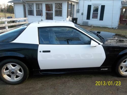 1991 chevrolet camaro z28 rs b4c police