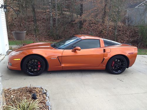 2007 chevrolet corvette z06 atomic orange!