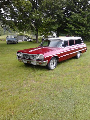 1964 Chevrolet Impala Station Wagon Edelbrock Manifold- Holley air cleaner, image 5