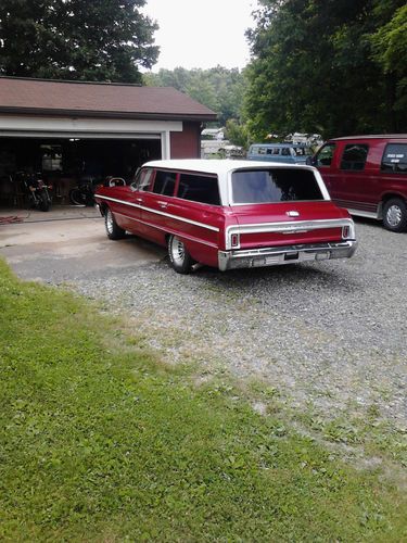 1964 Chevrolet Impala Station Wagon Edelbrock Manifold- Holley air cleaner, image 10