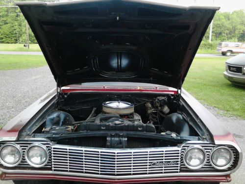 1964 Chevrolet Impala Station Wagon Edelbrock Manifold- Holley air cleaner, image 22