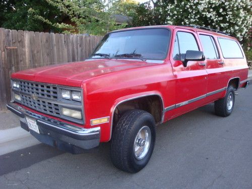 1990 chevrolet suburban silverado 1500 4dr utility 4x4, l@@k!