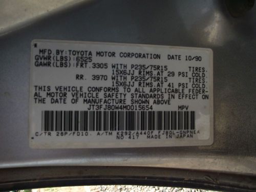 1991 Toyota Land Cruiser FJ80 EXCELLENT CONDITION, image 18