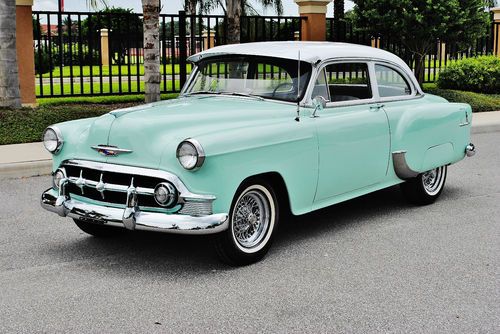 Simply beautiful 1953 chevrolet bel air 2dr wonderful restoration drives sweet