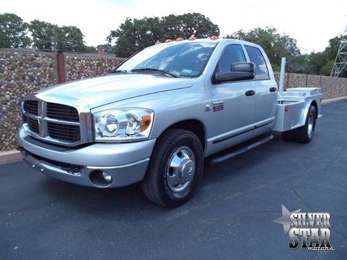 07 ram 3500 slt drw 5.9l-cummins quadcab xnice 1txowner welderbed