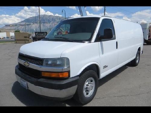 2006 chevrolet express cargo van 3500 6.6l duramax turbo diesel