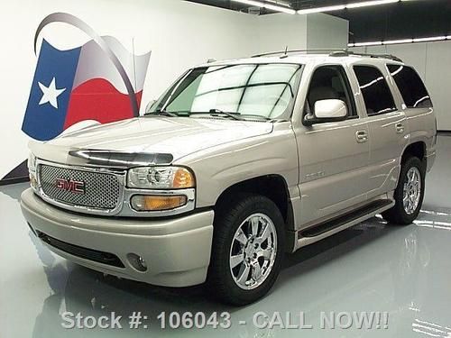 2005 gmc yukon denali awd leather sunroof nav dvd 20's  texas direct auto