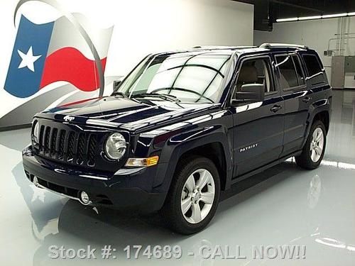 2013 jeep patriot ltd heated leather alloy wheels 21k! texas direct auto