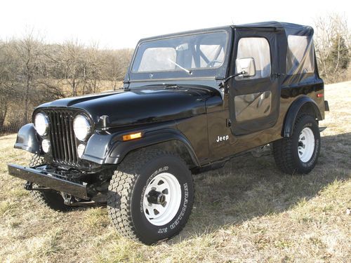 Purchase used jeep cj7 1977 rust free california jem black exterior and ...