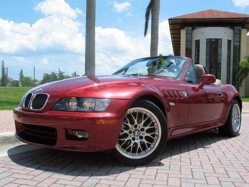 2000 bmw z3 2.8l convertible 37k miles 1 owner heated seats beautiful fl car