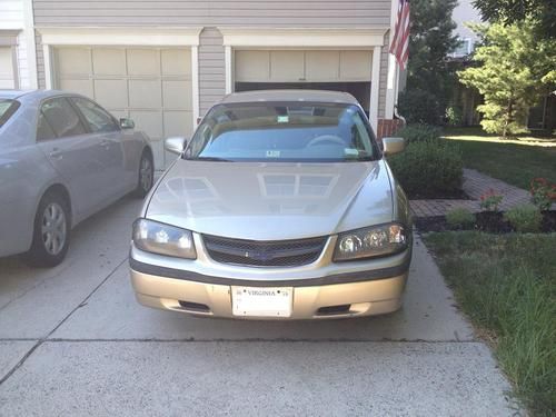 2004 chevy impala no reseve