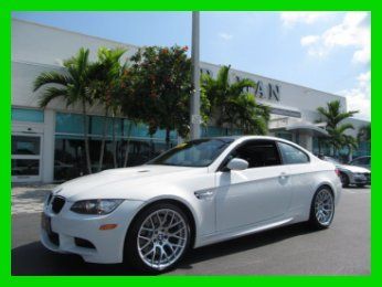 11 alpine white m-3 m-double clutch 4l v8 coupe*carbon fiber roof *premium 2 pkg