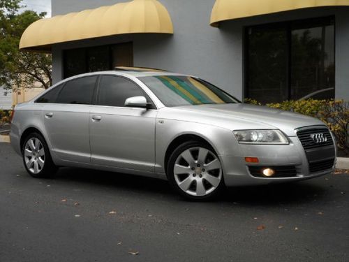 2005 audi a6 3.2l quattro all wheel drive gps navigation sunroof leather seats