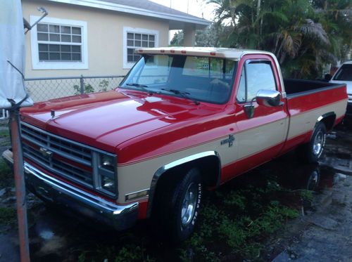 1986 chevrolet c10 silverado standard cab pickup 2-door 5.7l