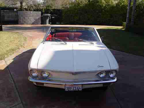 1965 Convertible 140hp Chevrolet Corvair Monza 2.7L, image 2