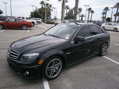 2011 mercedes-benz c63 amg 6.3l v8 rwd sports luxury sedan clean carfax l@@k