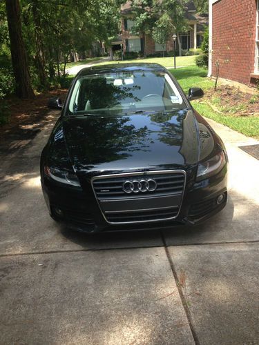 2009 black/black audi a4 awd 2.0t premium sedan